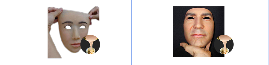 高仿真人體面具硅膠 高仿真人體面具硅膠
